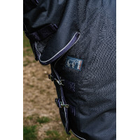 Buitendeken 0 g Equithème Anatomic Combo 1200D Marine Marineblauw Buitendeken 0 g Equithème Anatomic Combo 1200D Marine Marineblauw