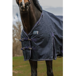 Buitendeken Equithème Anatomic combo 1200D Marine Marineblauw