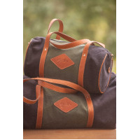 Pénélope Canvas Bowl Tas Zwart / oudroze Pénélope Canvas Bowl Tas Zwart / oudroze