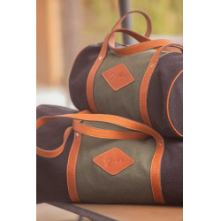 Pénélope Canvas Bowl Tas Groen / zwart Pénélope Canvas Bowl Tas Groen / zwart