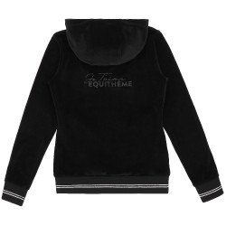 Sweatshirt Je t’aime Equithème Coline kind Zwart Sweatshirt Je t’aime Equithème Coline kind Zwart