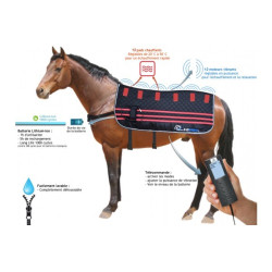 E.Ziback Pro vibrerende en verwarmde massagehoes voor paarden E.Ziback Pro vibrerende en verwarmde massagehoes voor paarden