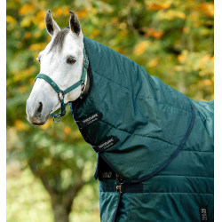 Staldekennekraag Horseware Amigo Ripstop Insulator 200g Groen dynastie / marine / zilver