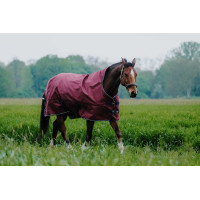 Equithème TYREX 1200D High Neck deken Bordeaux Equithème TYREX 1200D High Neck deken Bordeaux