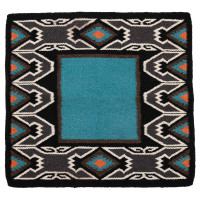 Navajo-deken Westride by Franck Perret Nebraska Blauw / zwart Navajo-deken Westride by Franck Perret Nebraska Blauw / zwart