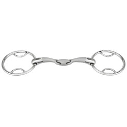Bit 2 ringen Sprenger Satinox met dubbel gebroken mondstuk Bit 2 ringen Sprenger Satinox met dubbel gebroken mondstuk