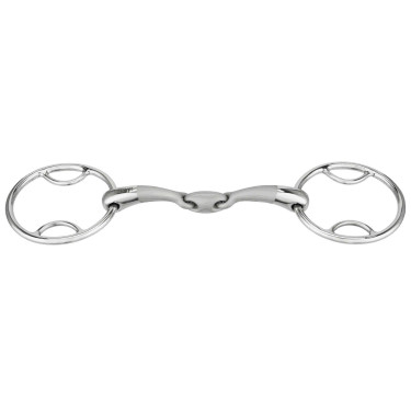 Bit 2 ringen Sprenger Satinox met dubbel gebroken mondstuk Bit 2 ringen Sprenger Satinox met dubbel gebroken mondstuk