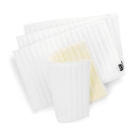 Katoenen onderlappen voor stalbandages Shires Wit