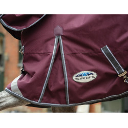 Weatherbeeta ComFiTec Plus Dynamic II Combo Neck Medium Lite deken Bordeaux / grijs / wit Weatherbeeta ComFiTec Plus Dynamic II Combo Neck Medium Lite deken Bordeaux / grijs / wit