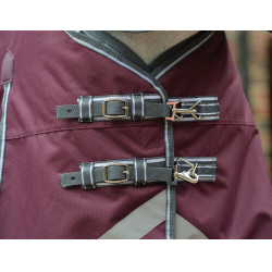 Weatherbeeta ComFiTec Plus Dynamic II Combo Neck Medium Lite deken Bordeaux / grijs / wit Weatherbeeta ComFiTec Plus Dynamic II Combo Neck Medium Lite deken Bordeaux / grijs / wit