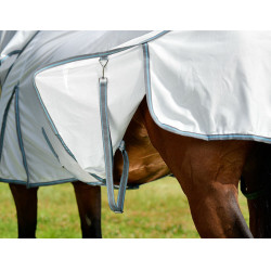 Weatherbeeta ComFiTec Essential Combo vliegen deken Wit / grijs / felblauw