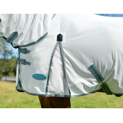 Weatherbeeta ComFiTec Essential Combo vliegen deken Wit / grijs / felblauw