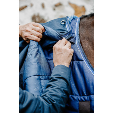 Equithème Classic 1200D deken Marineblauw Equithème Classic 1200D deken Marineblauw