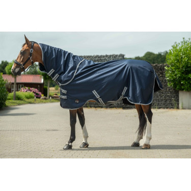 Therma Pro HKM Outdoor Deken Afneembare Hals Donkerblauw Therma Pro HKM Outdoor Deken Afneembare Hals Donkerblauw