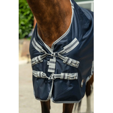 Therma Pro HKM Outdoor Deken Afneembare Hals Donkerblauw Therma Pro HKM Outdoor Deken Afneembare Hals Donkerblauw