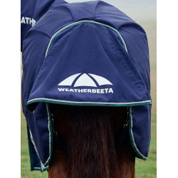 Weatherbeeta ComFiTec Dynamic Turnout 220 g deken met afneembare hals Marine / bosgroen Blauw