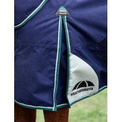 Weatherbeeta ComFiTec Dynamic Turnout 220 g deken met afneembare hals Marine / bosgroen Blauw