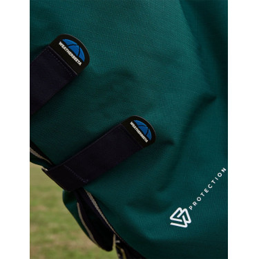 Weatherbeeta ComFiTec Dynamic Turnout 220 g deken met afneembare hals Bosgroen / marineblauw