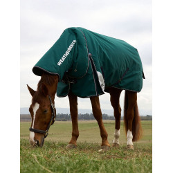 Weatherbeeta ComFiTec Dynamic Turnout 220 g deken met afneembare hals Bosgroen / marineblauw