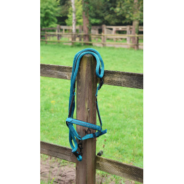 Longeerlijn Lami-Cell Charming Turkoois Blauw