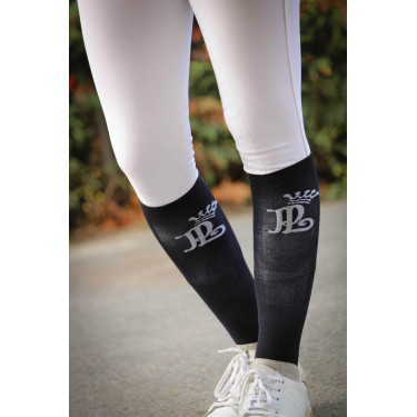 Sok Pénélope Wedstrijd Zwart / crème Sok Pénélope Wedstrijd Zwart / crème