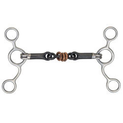 Paardenbit Tom Thumb koper Shires – equitatiecontrole
