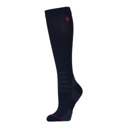 Weatherbeeta compressiekousen tot kniehoogte Marine / felroze Weatherbeeta compressiekousen tot kniehoogte Marine / felroze