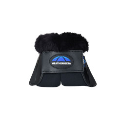 Bell boots met schapenvacht Weatherbeeta Tough-Tec Impact Fleece Trim Zwart / zwart Bell boots met schapenvacht Weatherbeeta Tough-Tec Impact Fleece Trim Zwart / zwart
