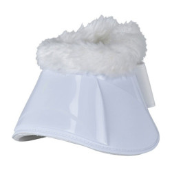 Bell boots met schapenvacht Weatherbeeta Tough-Tec Impact Fleece Trim Wit / wit