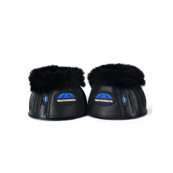 Rubberen springschoenen met schapenvacht WeatherBeeta Tough-Tec Prime Fleece Trim Zwart / zwart