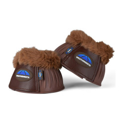 Rubberen springschoenen met schapenvacht WeatherBeeta Tough-Tec Prime Fleece Trim Bruin / bruin