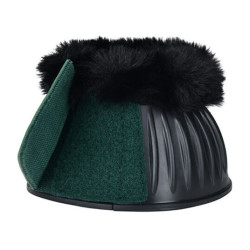 Rubberen springschoenen met schapenvacht WeatherBeeta Tough-Tec Prime Fleece Trim Zwart / bosgroen