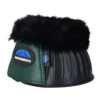 Rubberen springschoenen met schapenvacht WeatherBeeta Tough-Tec Prime Fleece Trim Zwart / bosgroen