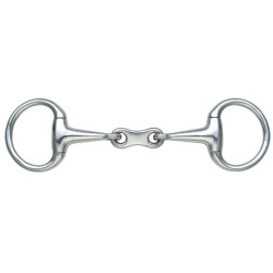 Mors kleine olijven dubbele breuk Shires Roestvrij staal Mors kleine olijven dubbele breuk Shires Roestvrij staal