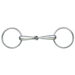 Eenvoudig bit met grote ringen Shires Roestvrij staal Eenvoudig bit met grote ringen Shires Roestvrij staal
