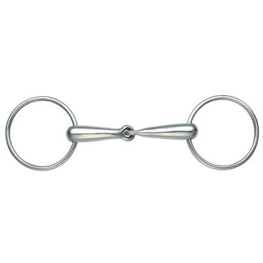 Eenvoudig bit met grote ringen Shires Roestvrij staal Eenvoudig bit met grote ringen Shires Roestvrij staal
