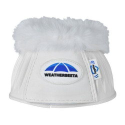 Rubberen springschoenen met schapenvacht WeatherBeeta Tough-Tec Prime Fleece Trim Wit / wit
