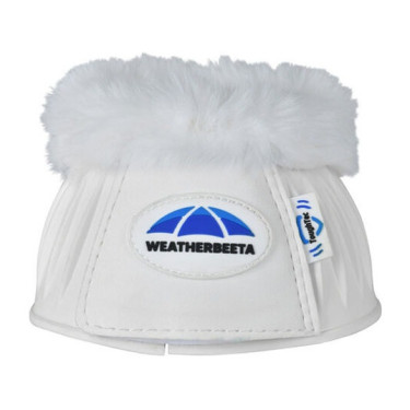 Rubberen springschoenen met schapenvacht WeatherBeeta Tough-Tec Prime Fleece Trim Wit / wit