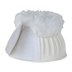 Rubberen springschoenen met schapenvacht WeatherBeeta Tough-Tec Prime Fleece Trim Wit / wit