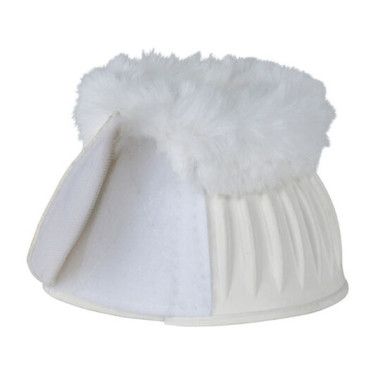 Rubberen springschoenen met schapenvacht WeatherBeeta Tough-Tec Prime Fleece Trim Wit / wit