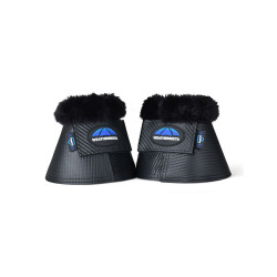 Weatherbeeta Tough-Tec strijklappen met fleece rand Zwart