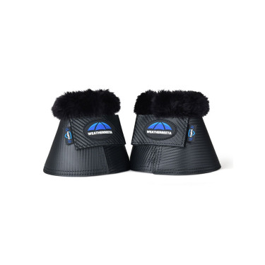 Weatherbeeta Tough-Tec strijklappen met fleece rand Zwart