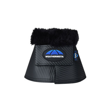 Weatherbeeta Tough-Tec strijklappen met fleece rand Zwart