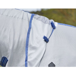 Vliegendeken WeatherBeeta ComFiTec Airflow II met afneembare hals Grijs / blauw / grijs Vliegendeken WeatherBeeta ComFiTec Airflow II met afneembare hals Grijs / blauw / grijs