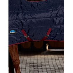 Staldeken Weatherbeeta ComFiTec 210D Channel 100 g Marine / bordeaux Staldeken Weatherbeeta ComFiTec 210D Channel 100 g Marine / bordeaux