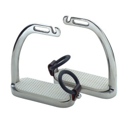 Etriers Fillis Peacock Shires Acier inoxydable