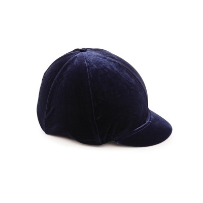 Toque pour casque velours Velveteen Shires Bleu marine