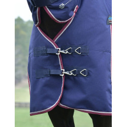 Deken Weatherbeeta ComFiTec Essential Turnout 220g combo Marine / bordeaux Marineblauw