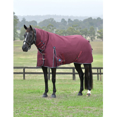 Weatherbeeta ComFiTec Essential Turnout 360g combo deken Bourgogne / marine Weatherbeeta ComFiTec Essential Turnout 360g combo deken Bourgogne / marine