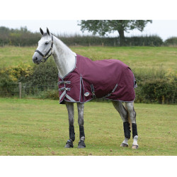 Deken Weatherbeeta ComFiTec Plus Dynamic II Medium / Lite Bordeaux / grijs / wit